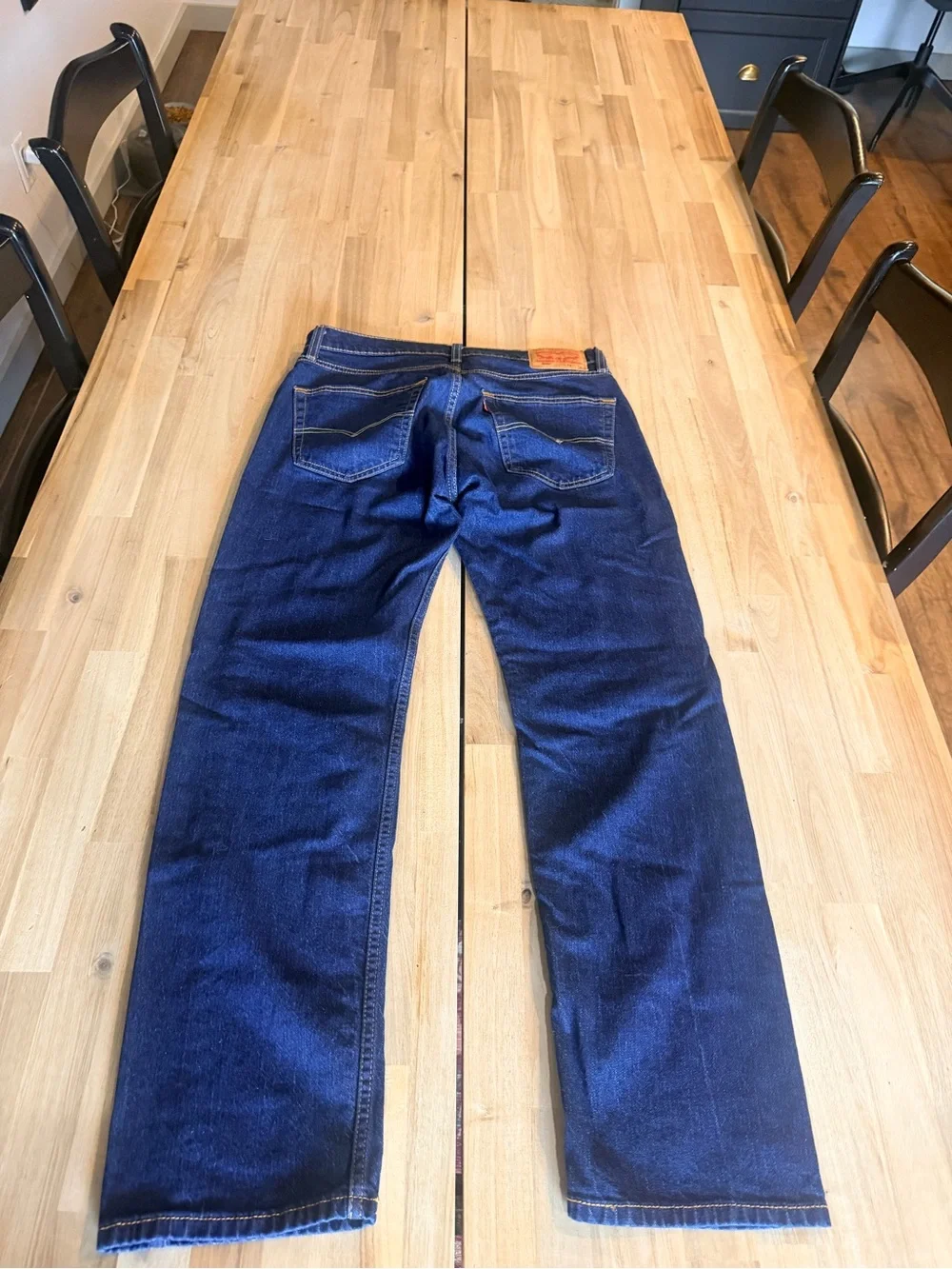 Levi's Men's 505 Indigo Straight Jeans 32x32